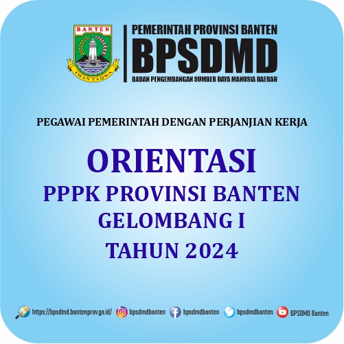 ORIENTASI PPPK PROVINSI BANTEN GELOMBANG I TA 2024