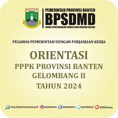 ORIENTASI PPPK PROVINSI BANTEN GELOMBANG II TA 2024