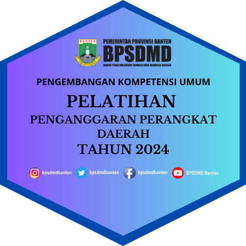 PENDIDIKAN DAN PELATIHAN PENGANGGARAN PERANGKAT DAERAH TAHUN 2024