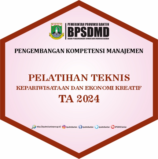 PELATIHAN TEKNIS KEPARIWISATAAN DAN EKONOMI KREATIF TA 2024